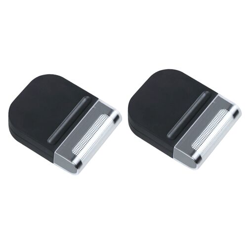 2pcs Rasoir Anti-Bouloche et Anti-Peluche Portable pour Vêtements de Chandails,Pulls Laine,Cachemire,Draps Coton - Noir