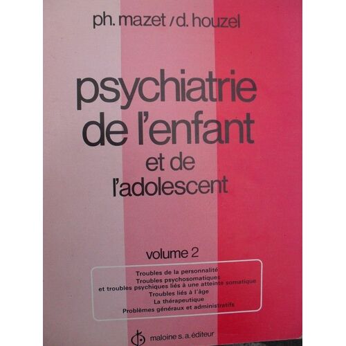 Psychiatrie De L'enfant Et De L'adolescent - N° 2