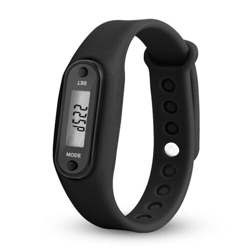 Montre Podomètre, Compteur De Calories, Podomètre, Pas, Distance De Marche, Bracelet En Gel De Silice, Nouveau, 100%