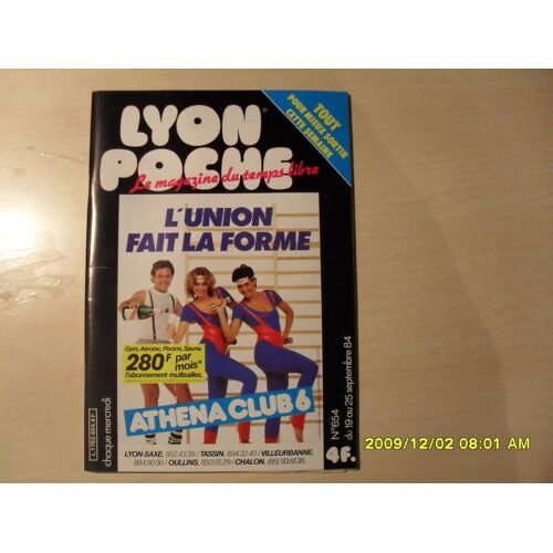 Lyon Poche   N° 654 : L' Union Fait La Forme,