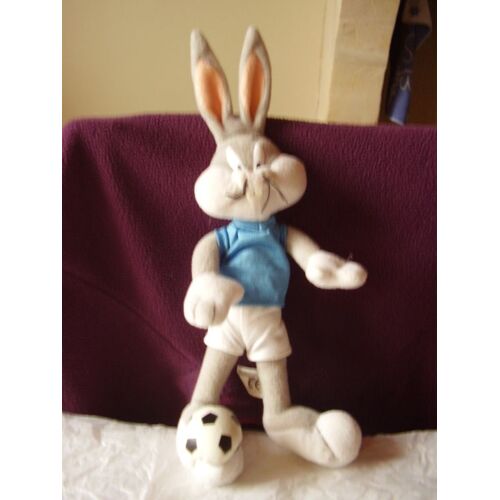 Peluche Bugs Bunny  Joueur De Football, 30 Cm
