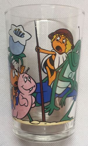 Verre A Moutarde Maya L'abeille, Dessin Animé, Vintage, Figurine