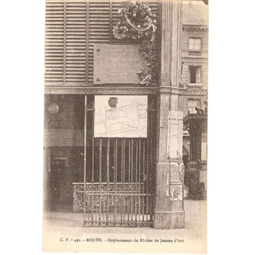 Rouen -Emplacement Du Bûcher De Jeanne D'arc