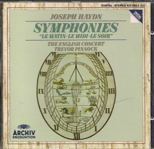 Haydn Symphonies Le Matin Le Midi Le Soir
