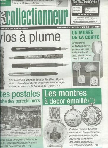 La Vie Du Collectionneur  N° 430 : Stylos A Plume