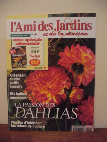 L'ami Des Jardins  N° 842 : La Passion Des Dahlias