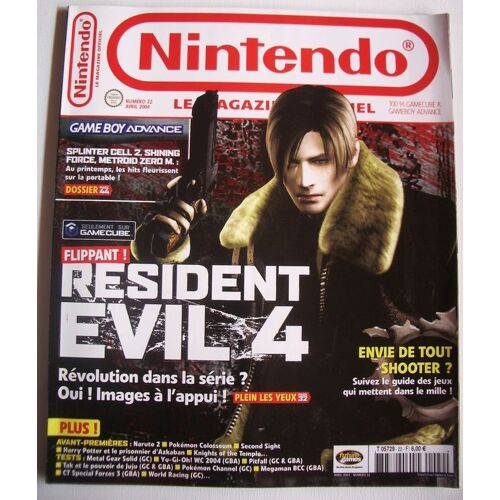 Nintendo Le Magazine Officiel  N° 22 : Resident Evil 4 Flippant