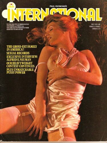 Club  International November 1976 Vol 5 N° 11   N° 59 : Sexual Reccords