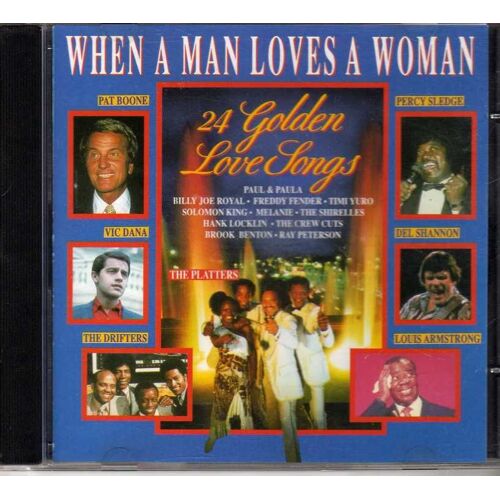 When A Man Loves A Woman - 24 Golden Love Songs - Cd Album 1990