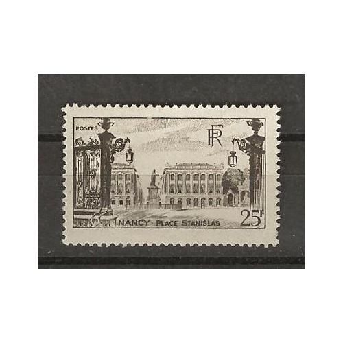 Timbre Nancy Place Stanislas 25f (N°822 Yvert Et Tellier)