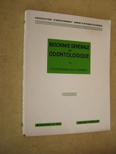 Biochimie Générale Et Odontologique