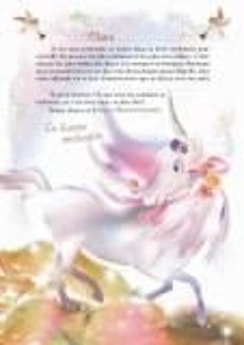 Carte d'anniversaire personnalisée Licorne