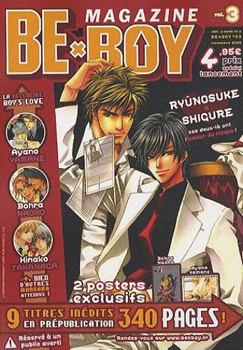 Be X Boy N° 3, Novembre 2009