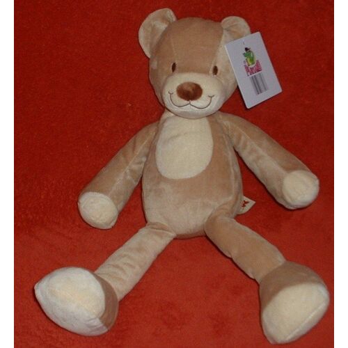Doudou Ours Marron Et Beige 40 Cm
