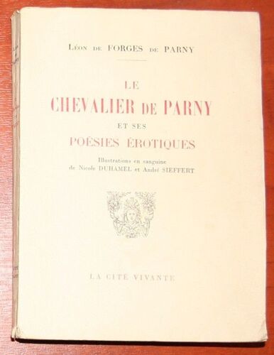 Le Chevalier De Parny Et Ses Poesies Erotiques