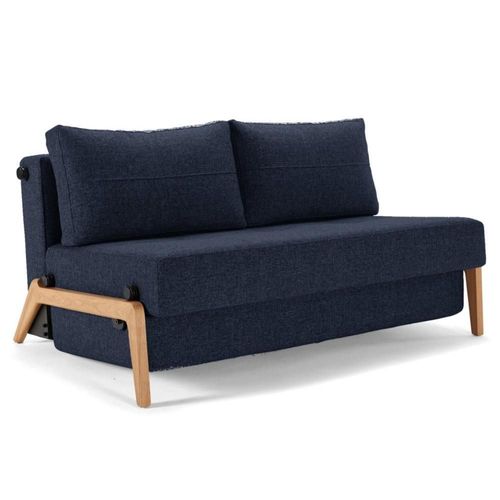 Innovation Living Canapé Design Cubed 02 Wood Convertible Lit 200*140 Cm Tissu Mixed Dance Blue