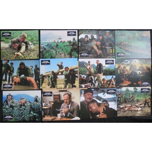 Retour Vers L'enfer - Uncommon Valor : Jeu De 12 Photos D'exploitation De Cin?ma - Chaque Petite Affiche 21,5x27 Cm - De Ted Kotcheff Avec Gene Hackman, Robert Stack, Fred Ward, Patrick Swayze - 1983
