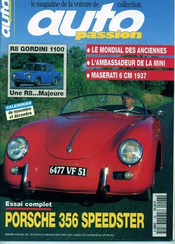 Auto Passion   N° 98 : Porsche 356 Speedster