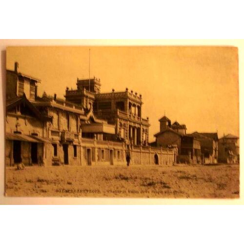 Carte Postale Ancienne Herault Palavas Les Flots Chalets Et Villas De La Plage Rive Droite