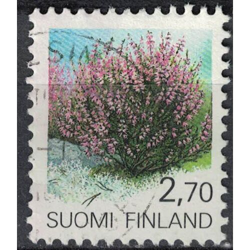 Finlande 1990 Oblitéré Used Plante Vivace Calluna Vulgaris Callune Su