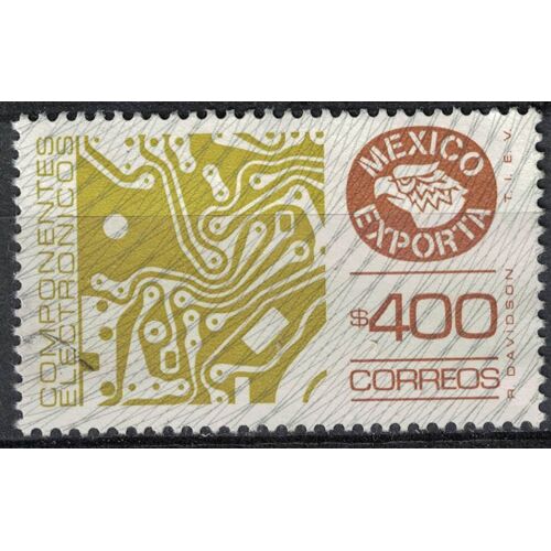 Mexique 1984 Oblitéré Used Export Exportation Componentes Electrónicos Composants Électroniques Su