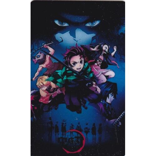 Carte Autocollante Kimetsu No Yaiba : Tanjiro, Nezuko, Zenitsu, Inosuke, Tomioka Giyu, Kibutsuji Muzan Et Les Hashira (Demon Slayer, Manga, Animé, Tanjirou, Affiche)