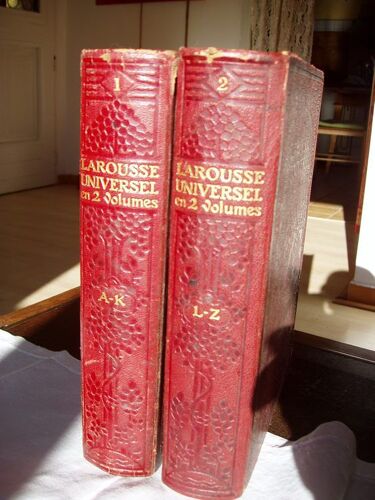 Larousse Universel En Deux Volumes