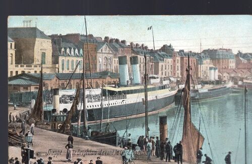 Carte Postale De Dieppe (Seine Maritime) Le "Brighton" Devant La Gare Maritime (Réf.2204)