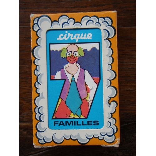 Jeu De 7 Familles Thème Le Cirque