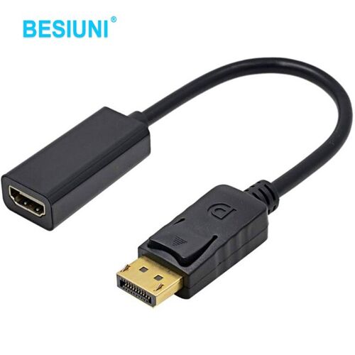 Nouveau adaptateur DP vers hdmi pour HP/DELL ordinateur portable PC male vers femelle DP vers HDMI cable Port d'affichage vers HDMI adaptateur convertisseur