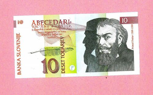 Billet De Banque Nota Banknote Bill 10 Deset Tolarjev Slovenie Slovenia 1992