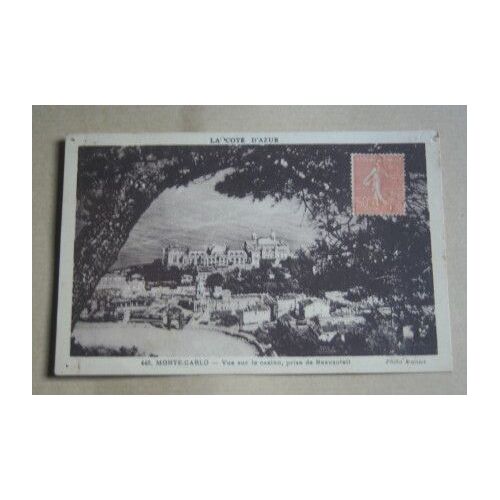 Carte Postale Affranchie : Monte Carlo, Vue Sur Le Casino