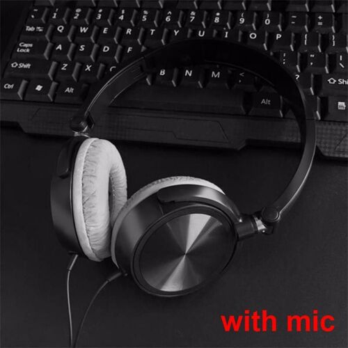 Écouteurs filaires avec Microphone sur l'oreille, casque d'écoute, basse, HiFi, son, musique, stéréo, pour Sony IPhone Xiaomi Huawei PC