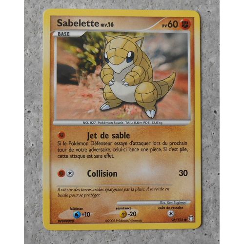 (297) Sabelette 96/123 Pokemon
