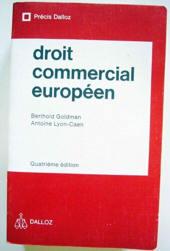 Droit Commercial Européen
