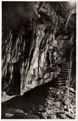 Carte Postale, France, Ain ( 01 ), La Balme Sur Cerdon, Grotte De Saint Julien, Couloir Des Draperies