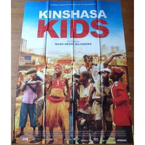 Kinsasha Kids De Marc-Henri Wajnberg Avec Emmanuel Fakoko, Gabi Bolenge... - Affiche Originale De Cinéma Format 120 Cm X 160 Cm