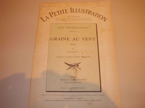 La Petite Illustration   N° 249 : Graine Au Vent