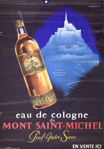 Affiche Eau De Cologne Mont Saint Michel