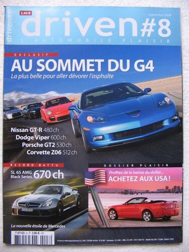 Driven L'automobile Plaisir   N° 8 : Au Sommet Du G4 Nissan Porsche