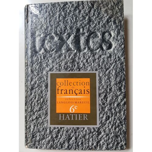 Textes: Collection De Français 6e