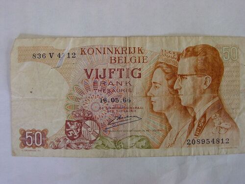 Billet De 50 Frs Belbe De 1966