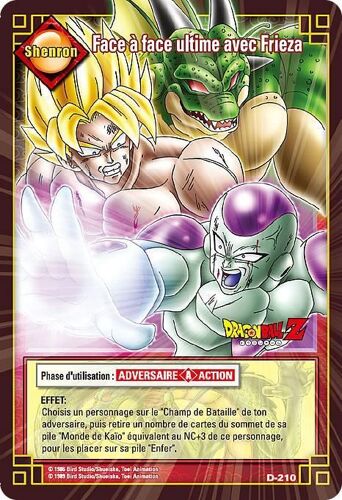 Dragon Ball Série 2 - D-210 - Face À Face Ultime Avec Frieza - Holo - Vf