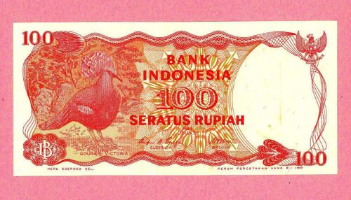 Billet De Banque Nota Banknote Bill 100 Seratus Rupiah Indonesie Indonesia 1984