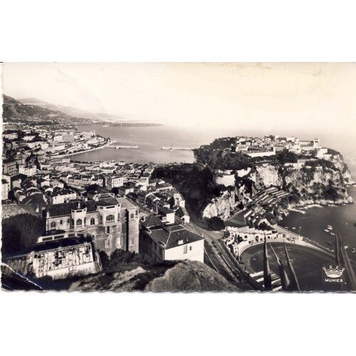 Monaco Monte Carlo : Vue Générale Et Le Rocher (Ref 25)