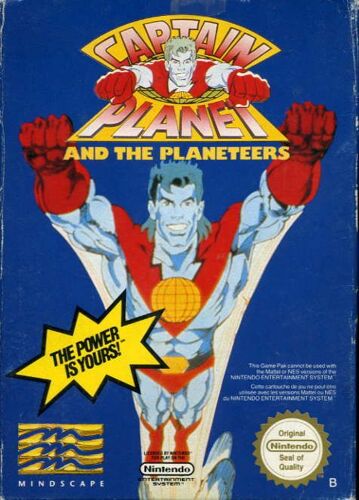 Captain Planet Nes Nintendo Nes