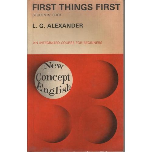 First Things First Eleve