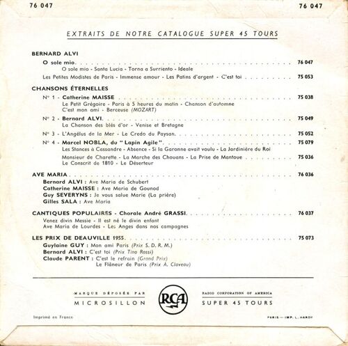 O Sol Mio.Santa Lucia.Torna A Surriento.Ideale