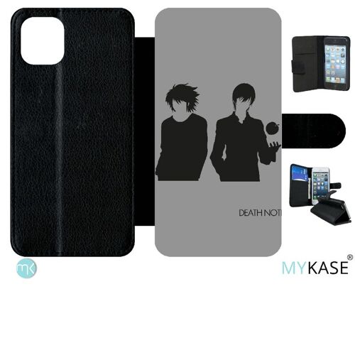 Etui À Rabat Iphone 11 Pro Max - Death Note - Simili-Cuir - Noir