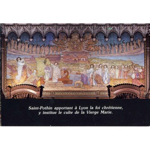 Lyon -Fourvière : Basilique, Mosaïque De L'arrivée De Saint Pothin À Lyon (Ref 18)